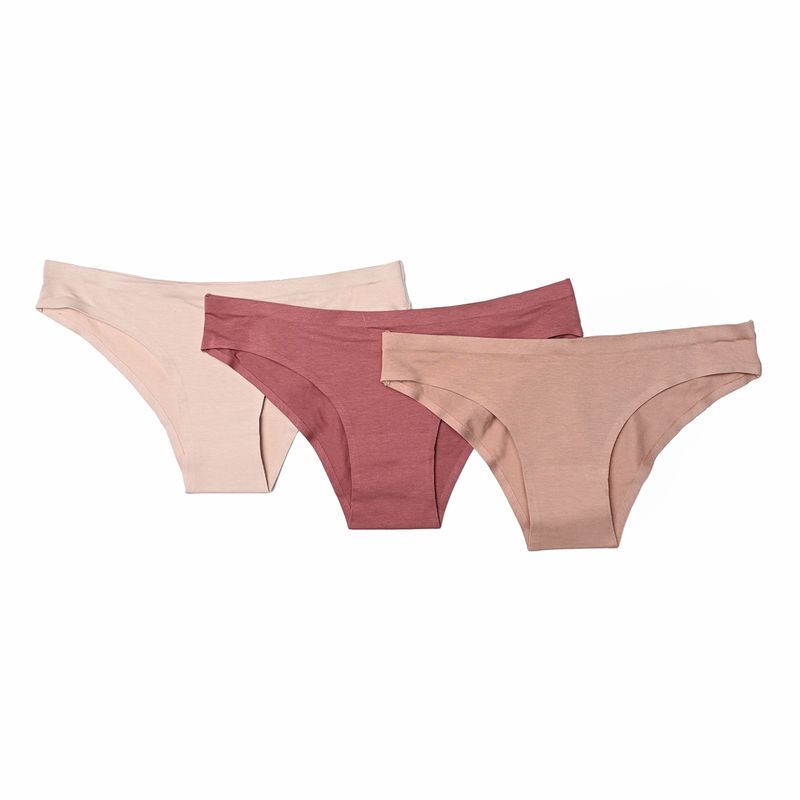 BLU - Hipsters Pack de 3 Mujer Blu 