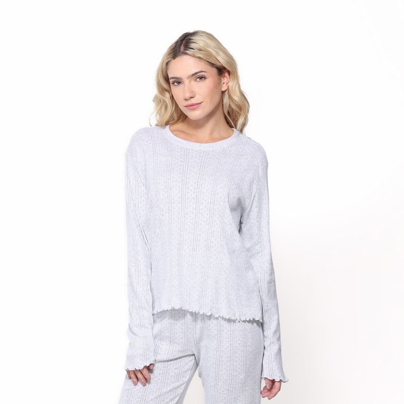 SYBILLA - Pijama completa con pantalón Mujer Largo Manga larga Sybilla 