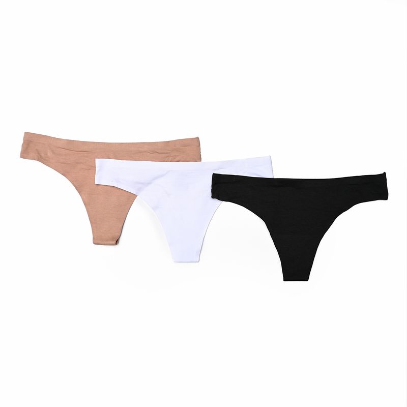 BLU - Calzón colaless Pack de 3 Mujer Blu 