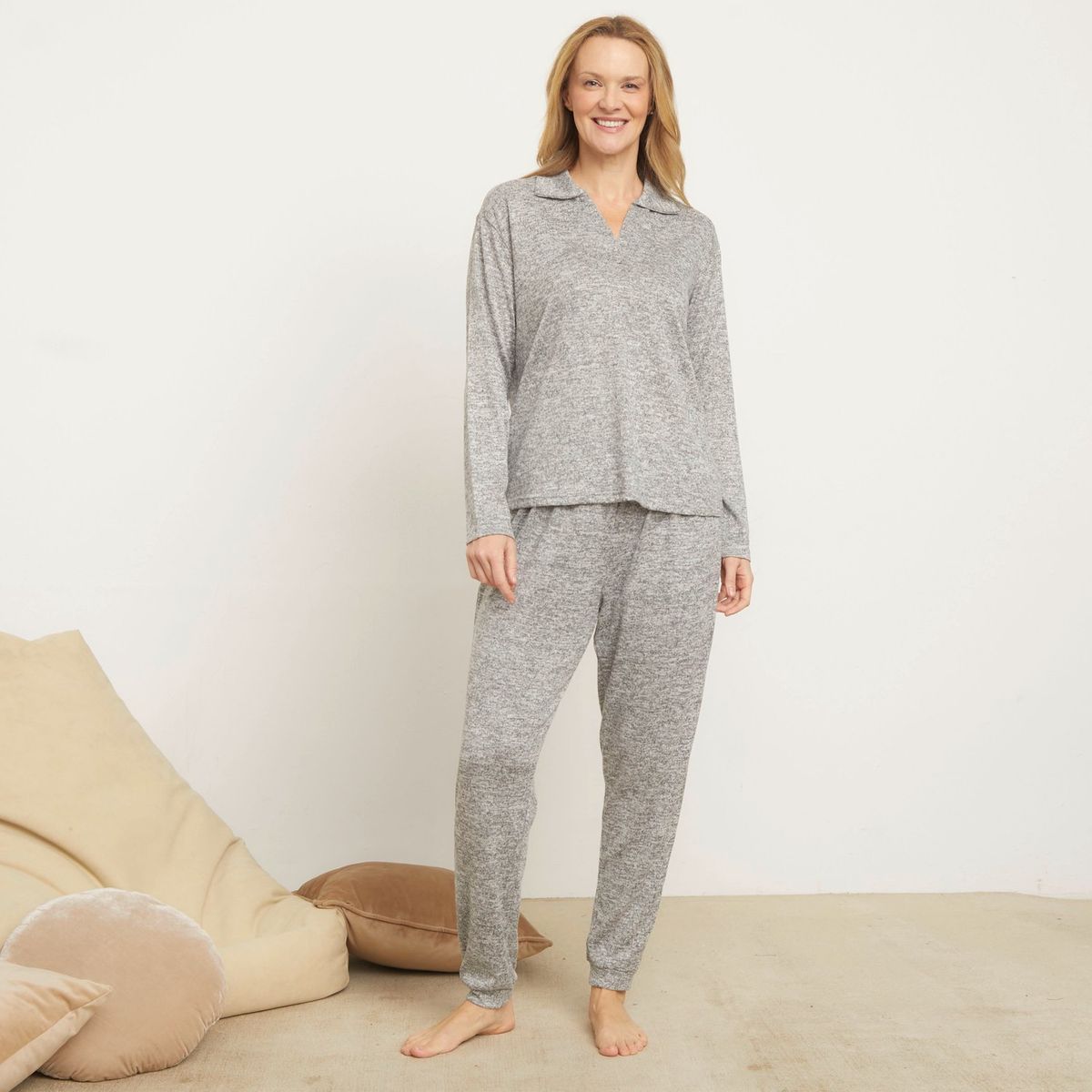 SOUTHLAND - Pijama completa con pantalón para Mujer Manga larga Southland