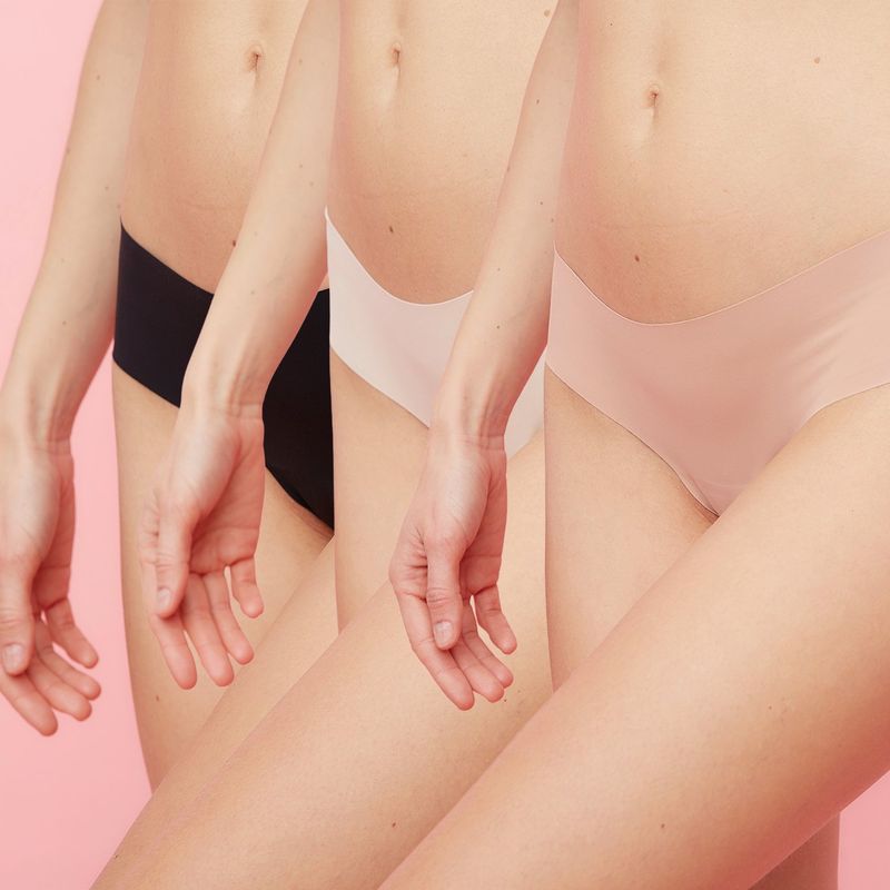 BLU - Panties Clásicos Pack de 3 Invisible Mujer Blu