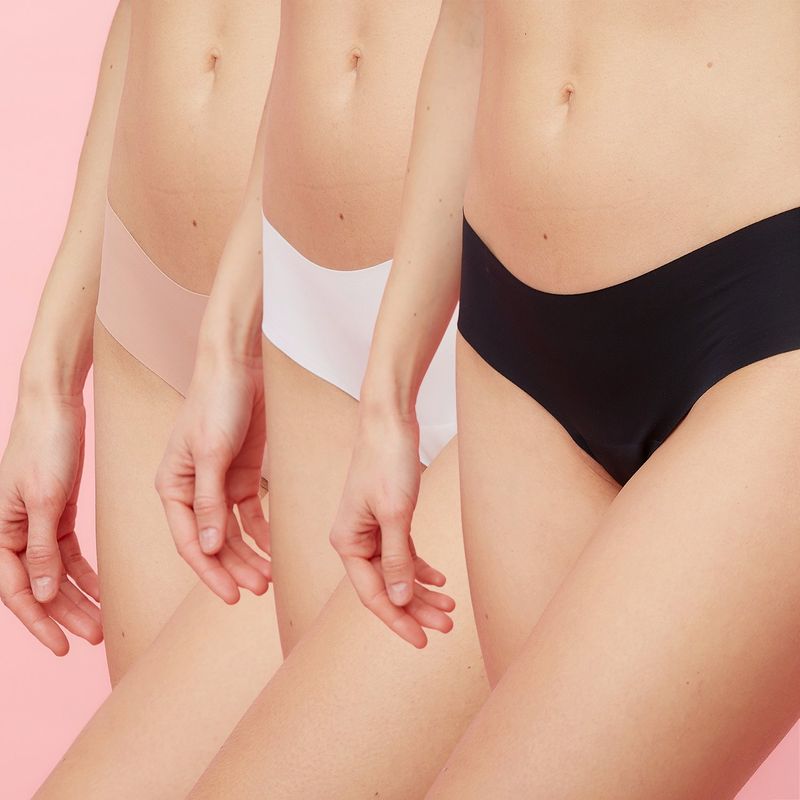 BLU - Panties Clásicos Pack de 3 Invisible Mujer Blu