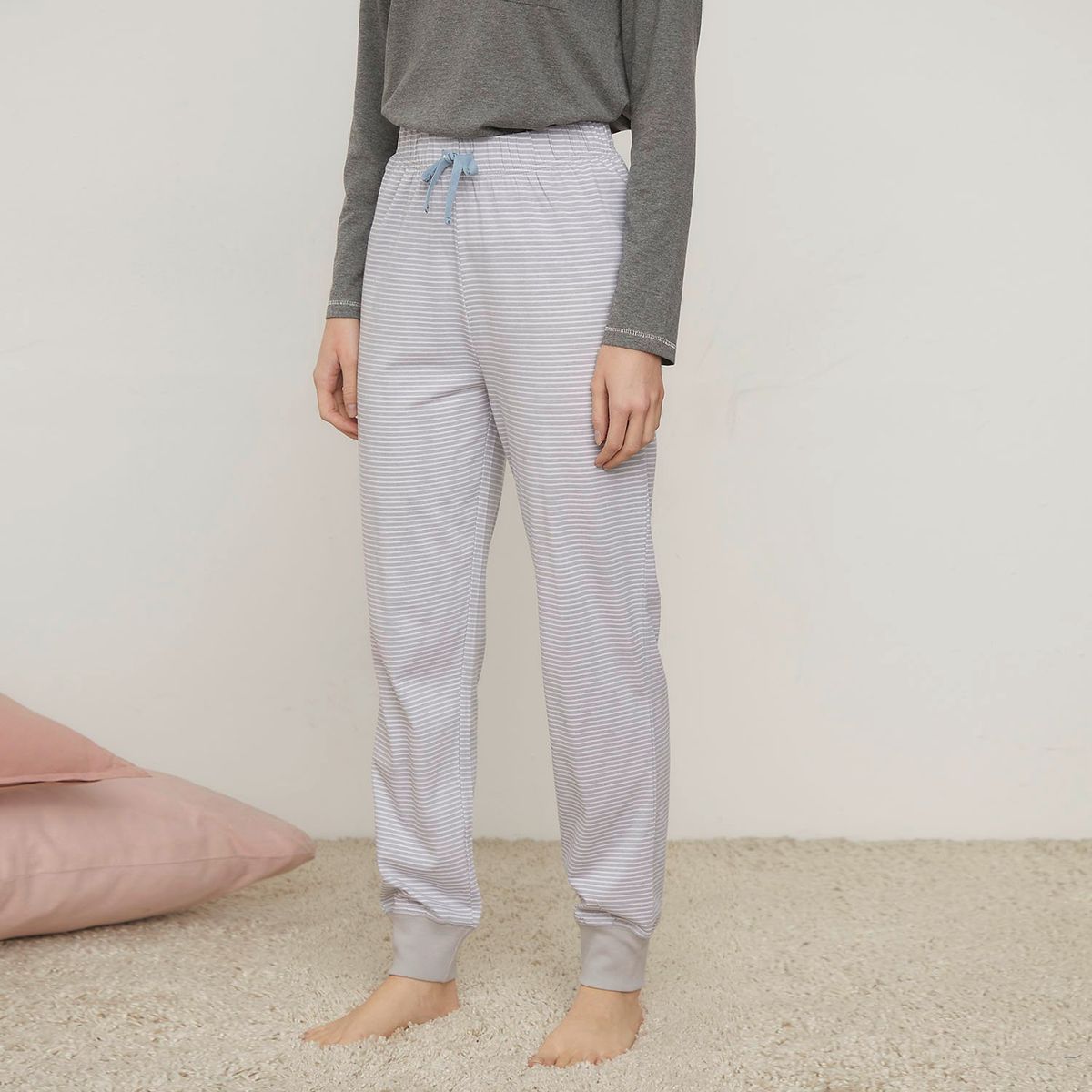 SYBILLA - Pantalón de pijama Mujer Largo No aplica de Algodón Sybilla