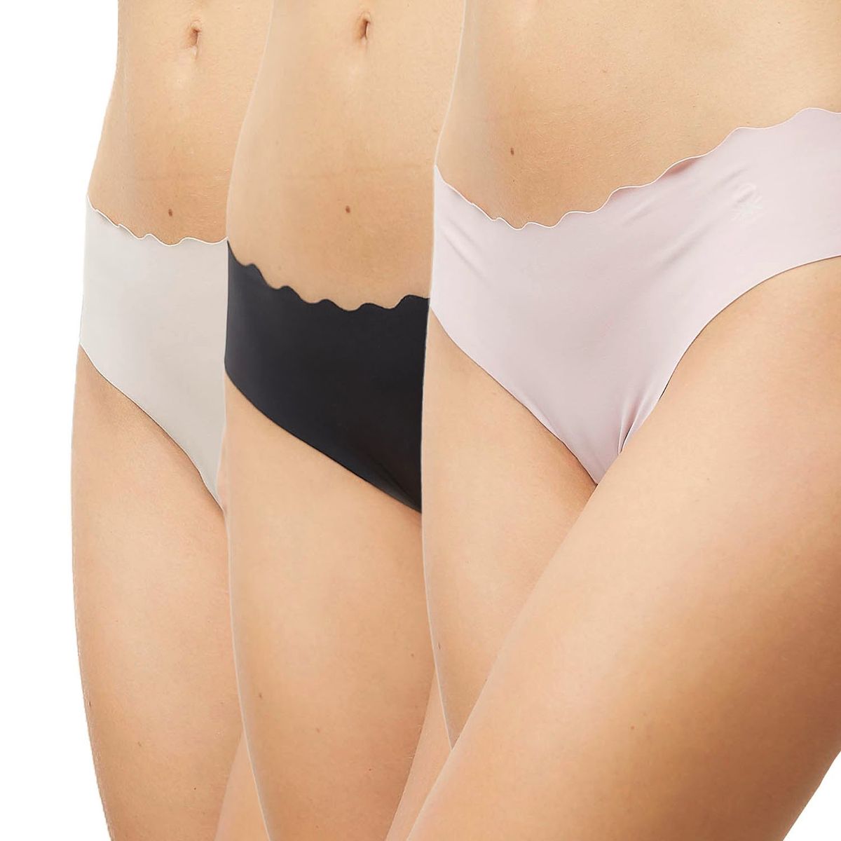 BENETTON - Tangas Brasileras Pack de 3 Invisible para Mujer Benetton