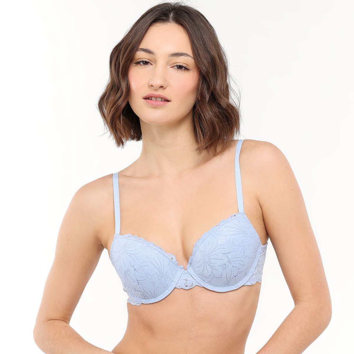SYBILLA - Brasier push up con Encaje Con varilla Sybilla