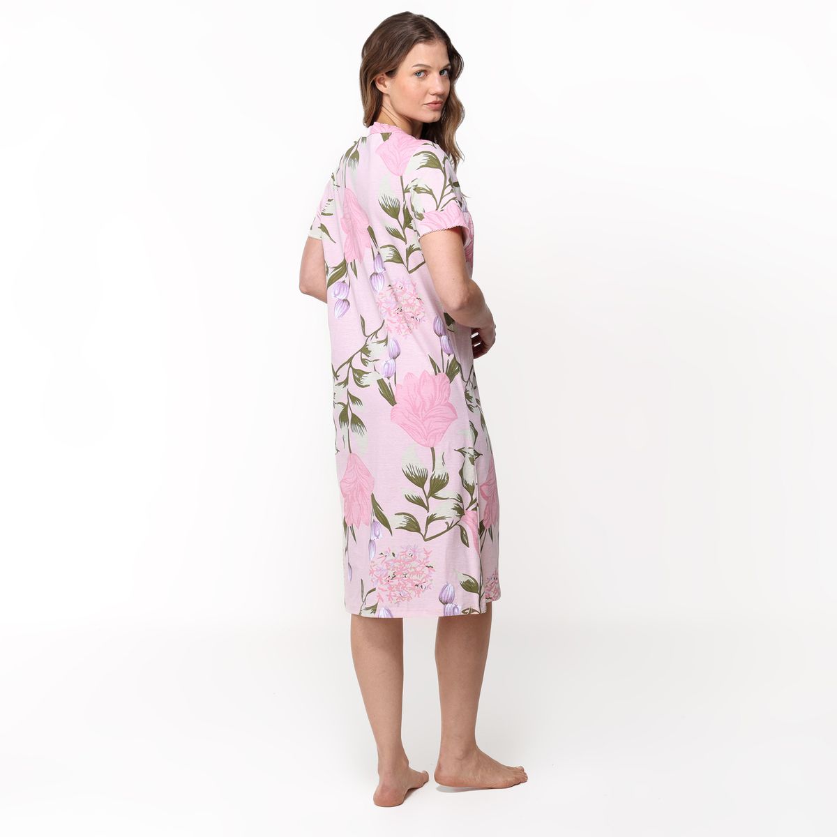 SOUTHLAND - Camison Mujer Medio Manga corta de Algodón Southland