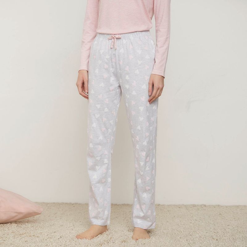 SYBILLA - Pantalón de pijama Mujer Largo No aplica de Algodón Sybilla