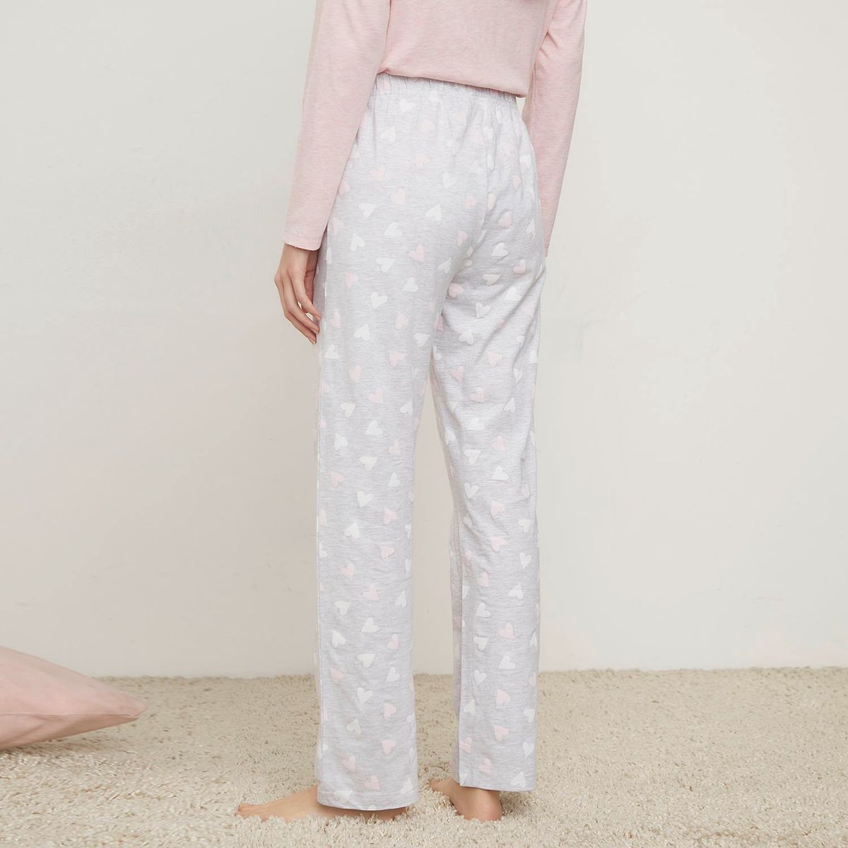SYBILLA - Pantalón de pijama Mujer Largo No aplica de Algodón Sybilla