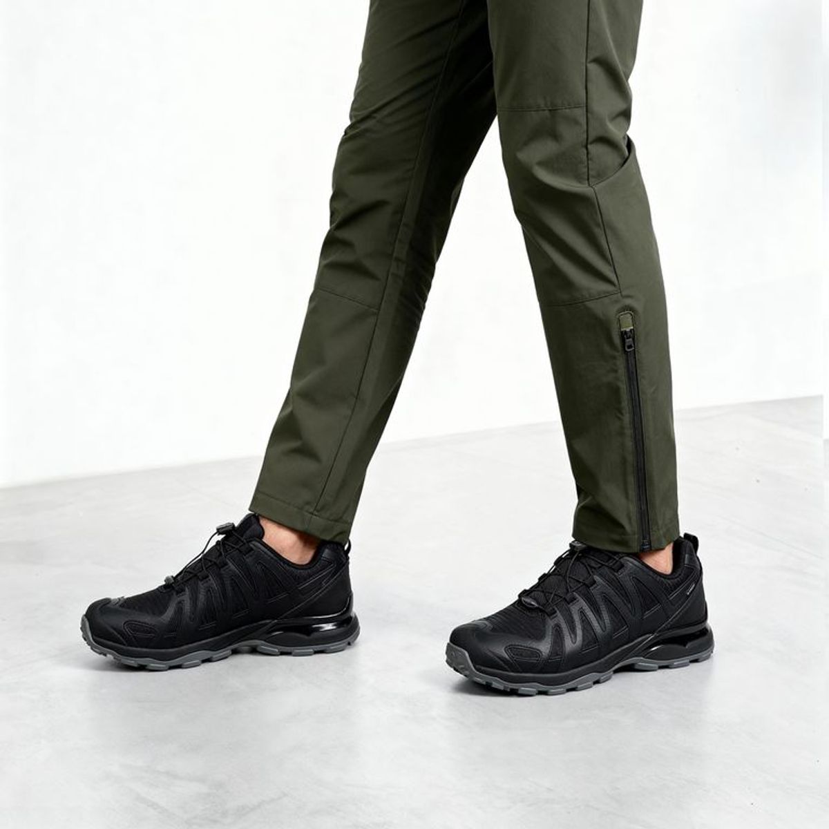 MOUNTAIN GEAR - Tenis Mountain Gear Hombre Outdoor Elbruslow Negros