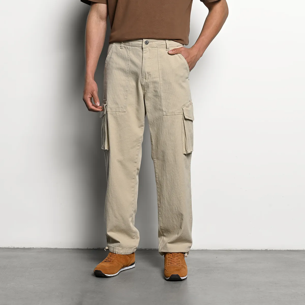 DENIMLAB - Pantalón cargo Hombre de Algodón Denimlab