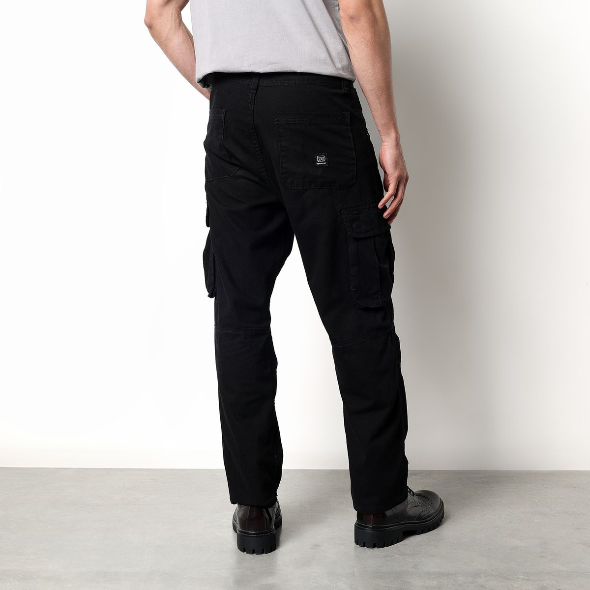 DENIMLAB - Pantalón cargo Hombre Baggy de Algodón Denimlab