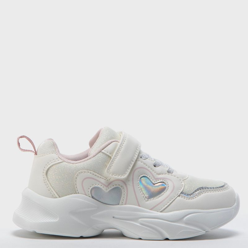 YAMP - Tenis moda Yamp Sp Heart K Niña Blancos