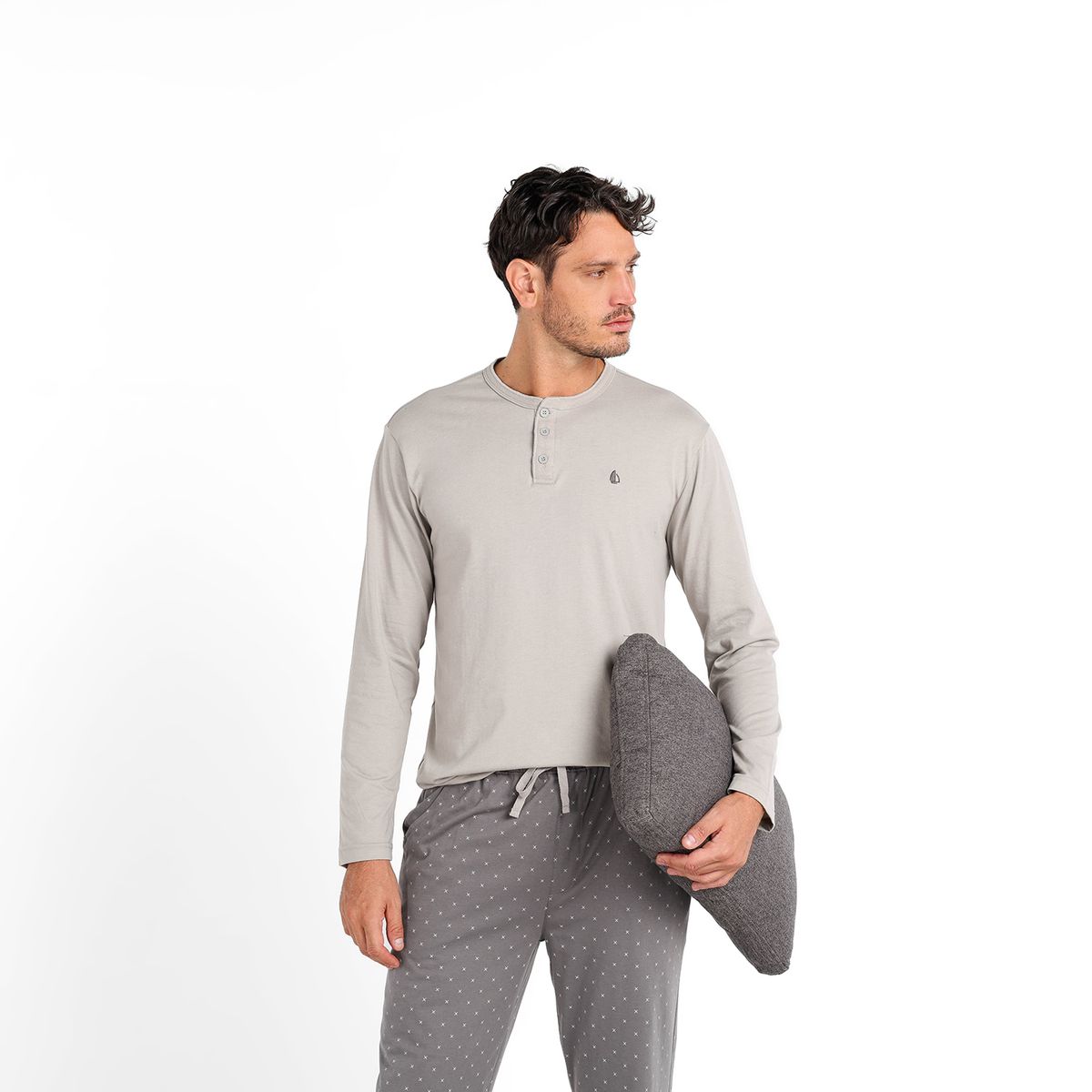 NEWPORT - Pijama Hombre Largo Manga larga de Algodón NEWPORT