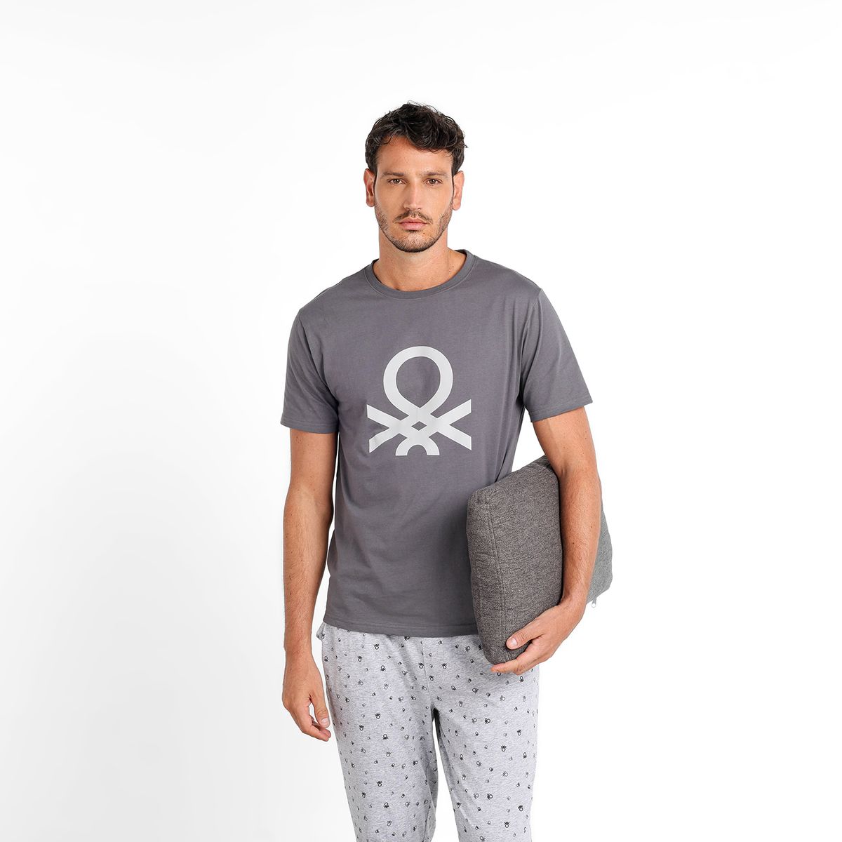 BENETTON - Pijama Hombre Corto Manga corta de Algodón BENETTON