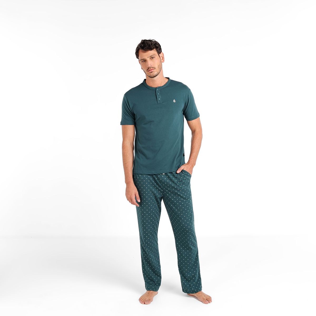 NEWPORT - Pijama Hombre Corto Manga corta de Algodón NEWPORT