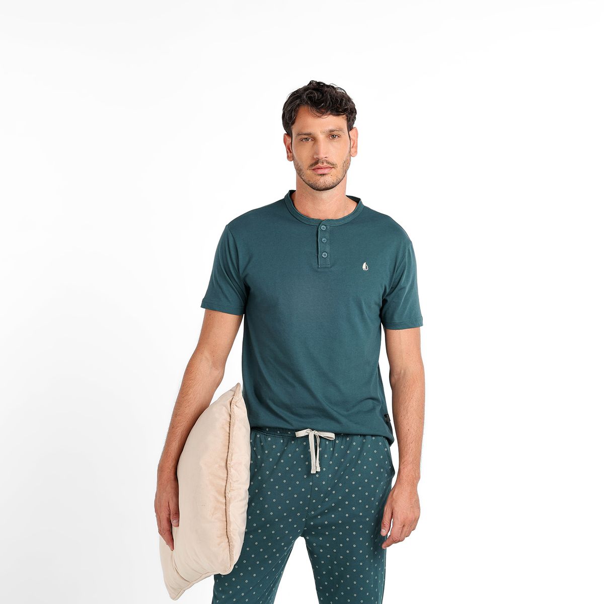 NEWPORT - Pijama Hombre Corto Manga corta de Algodón NEWPORT