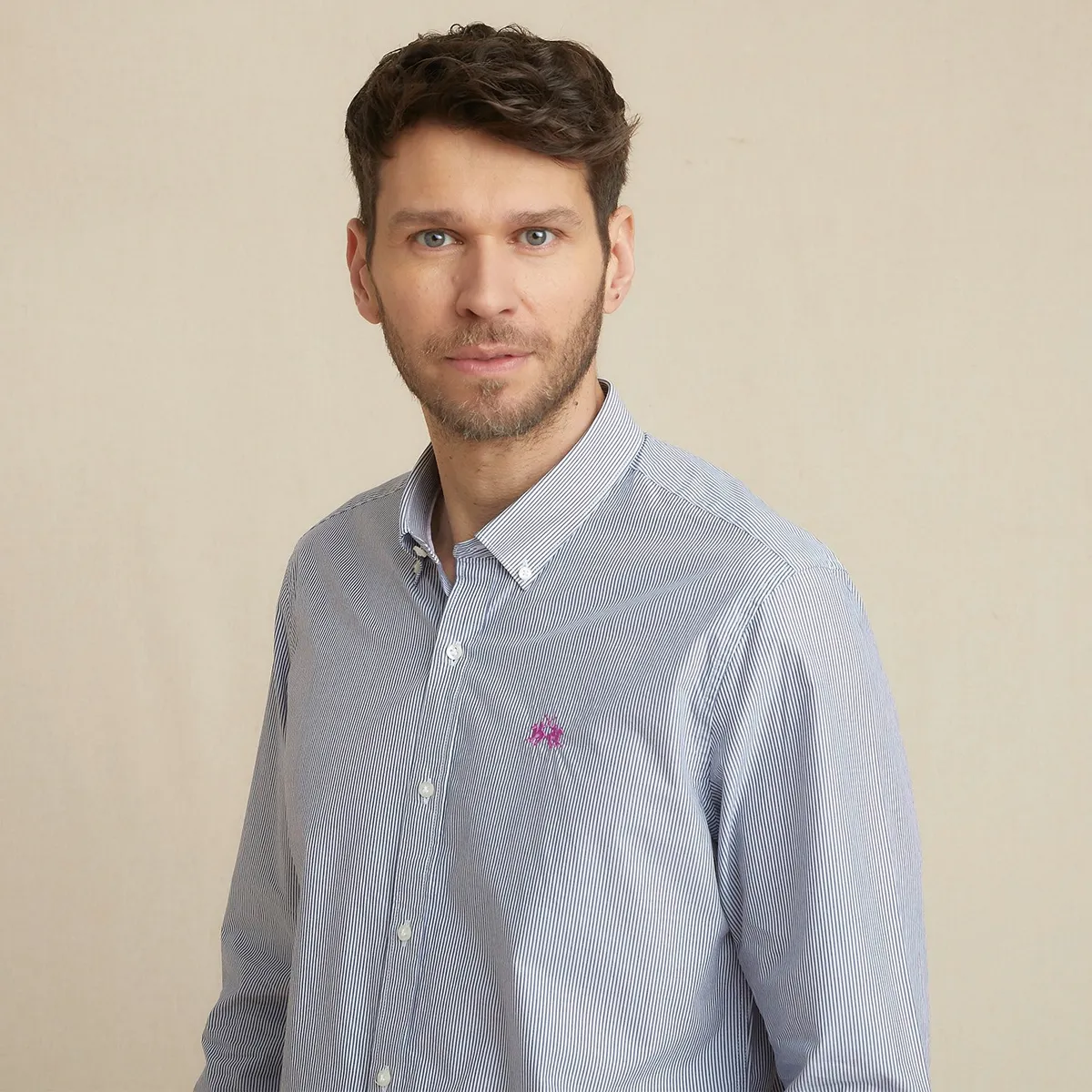 LA MARTINA - Camisa Hombre Manga larga Regular fit La Martina