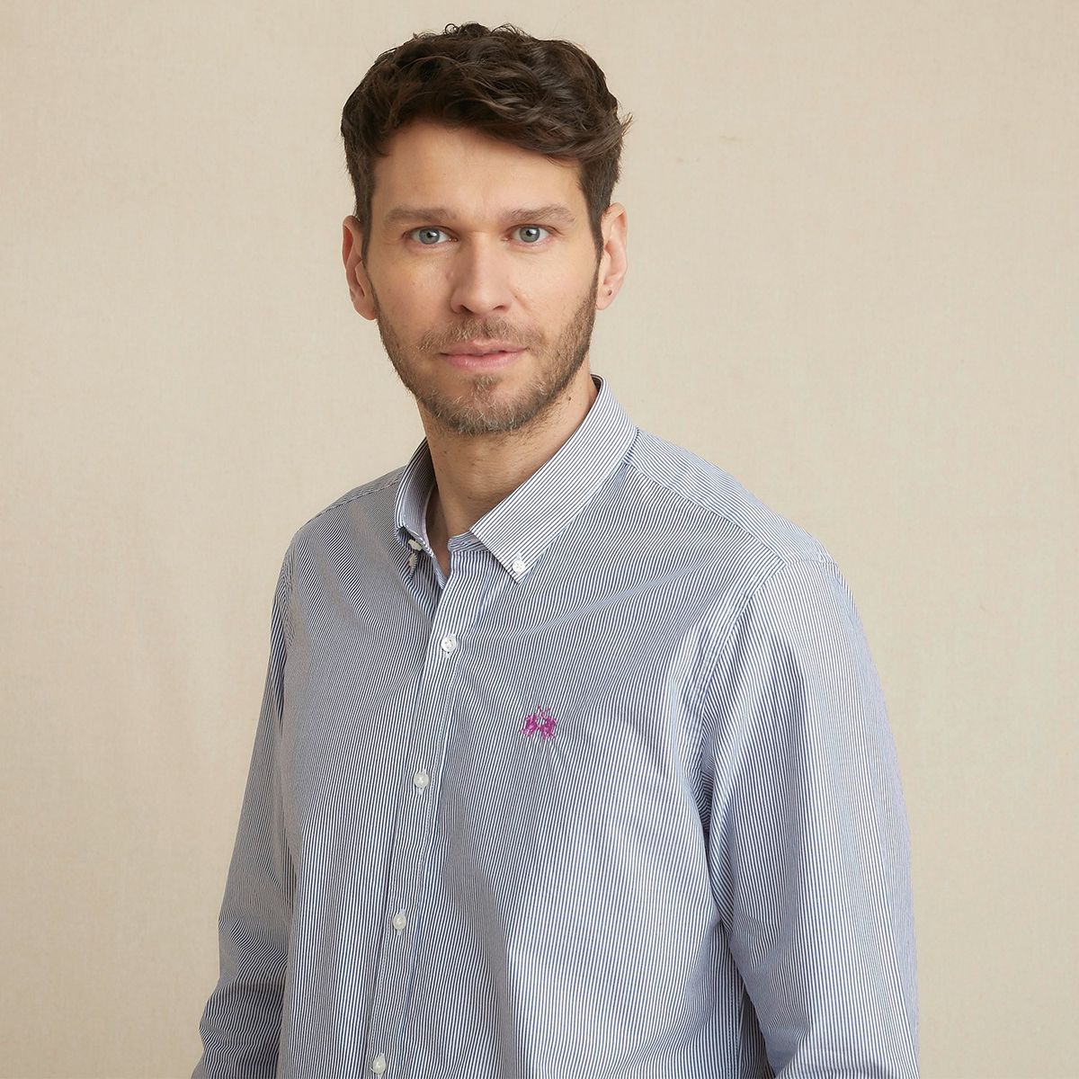 LA MARTINA - Camisa Hombre Manga larga Regular fit La Martina