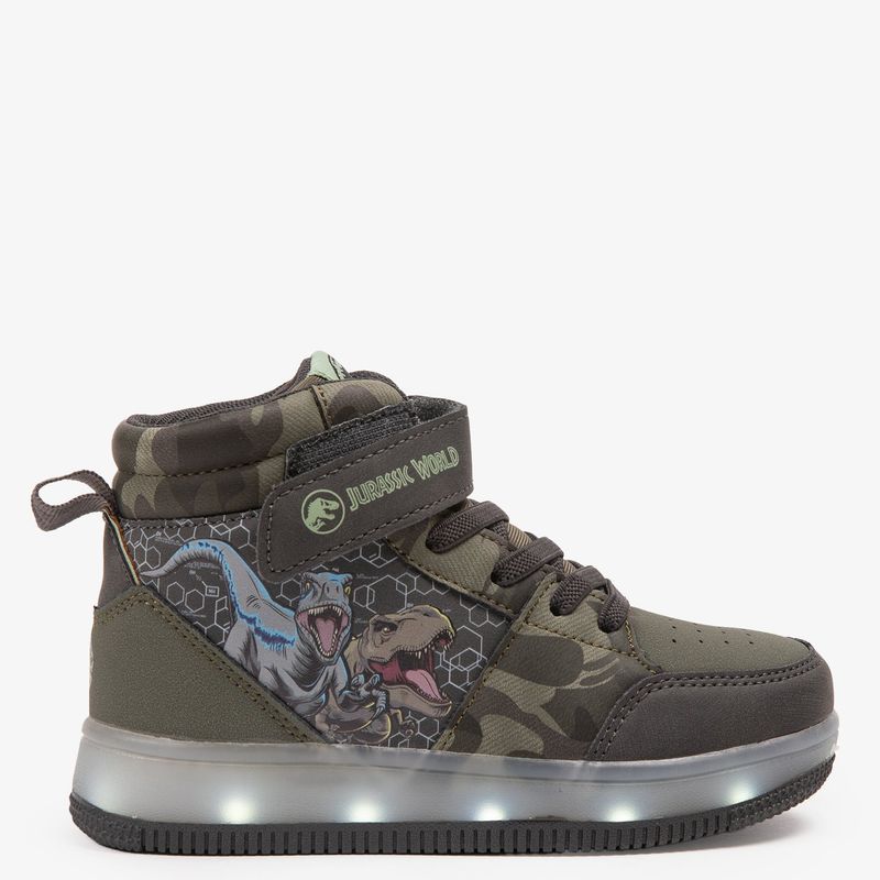 JURASSIC WORLD - Tenis con luces L Tall I Ju Jurassic World Niño con Velcro