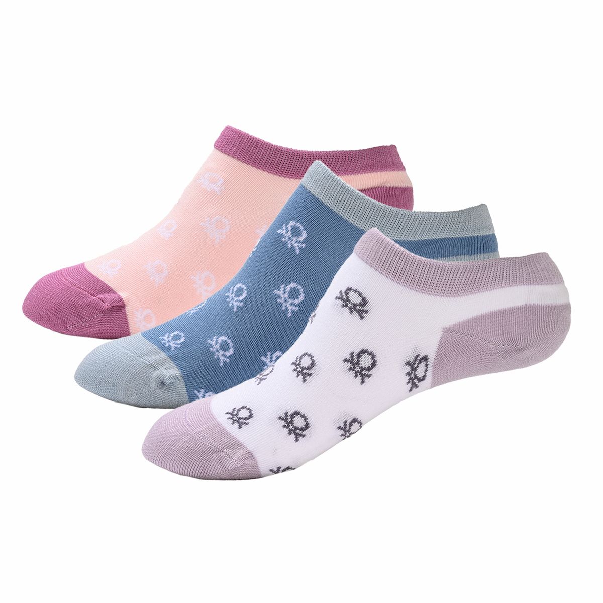 BENETTON - Medias Mujer Corto Pack de 3 Benetton