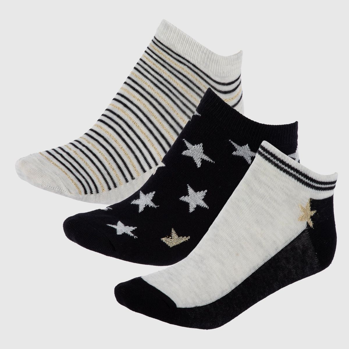 SYBILLA - Medias para Mujer Cortas Pack de 3 Sybilla