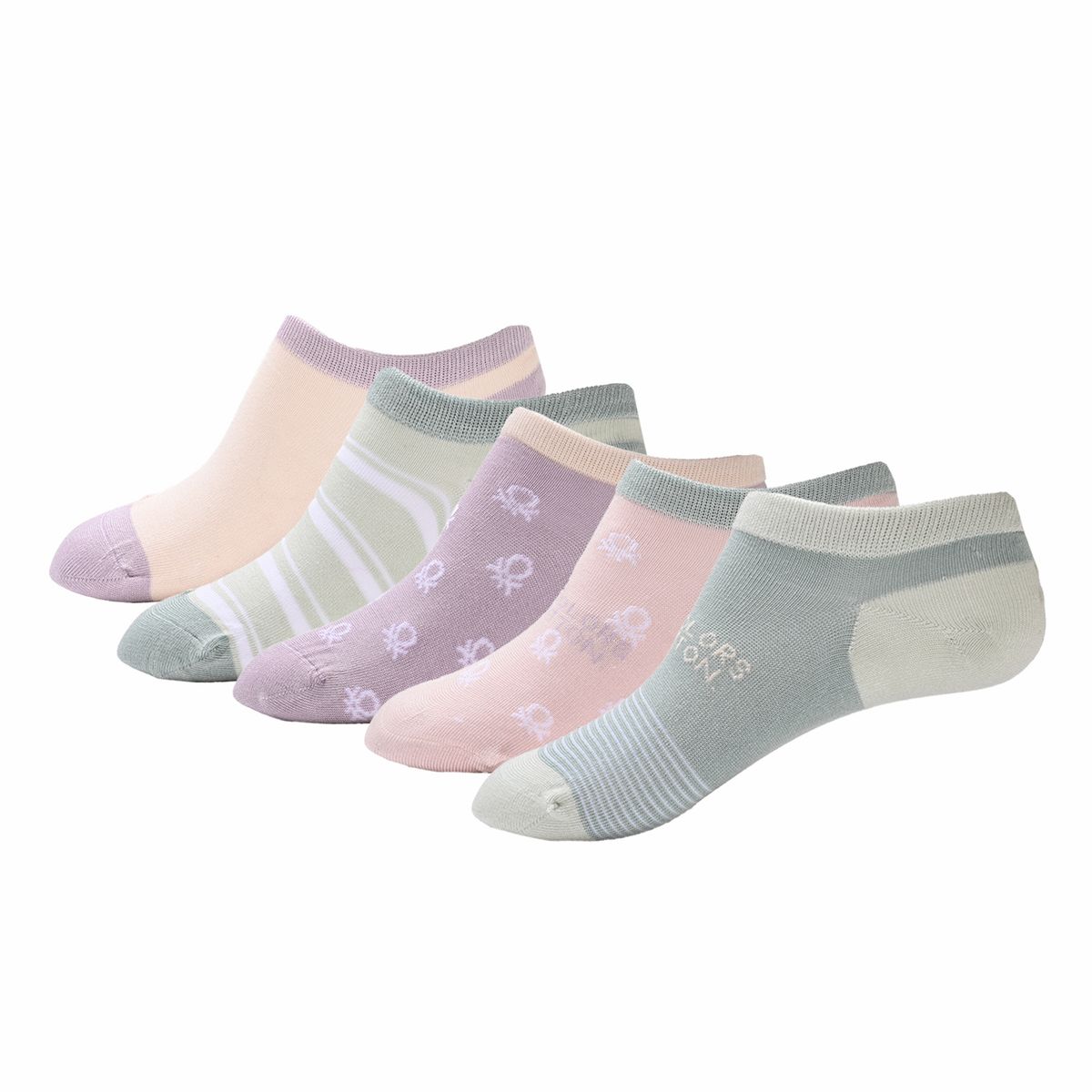 BENETTON - Medias Mujer Corto Pack de 5 Benetton