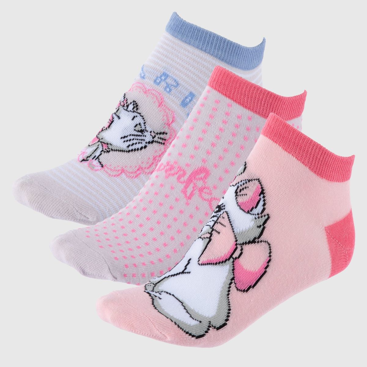 DISNEY - Medias Mujer Corto Pack de 3 Disney