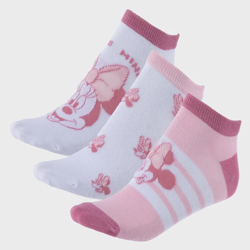 DISNEY - Medias Mujer Corto Pack de 3 Disney