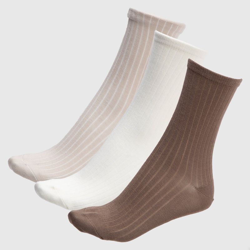 BLU - Medias Mujer Largo Pack de 3 Blu