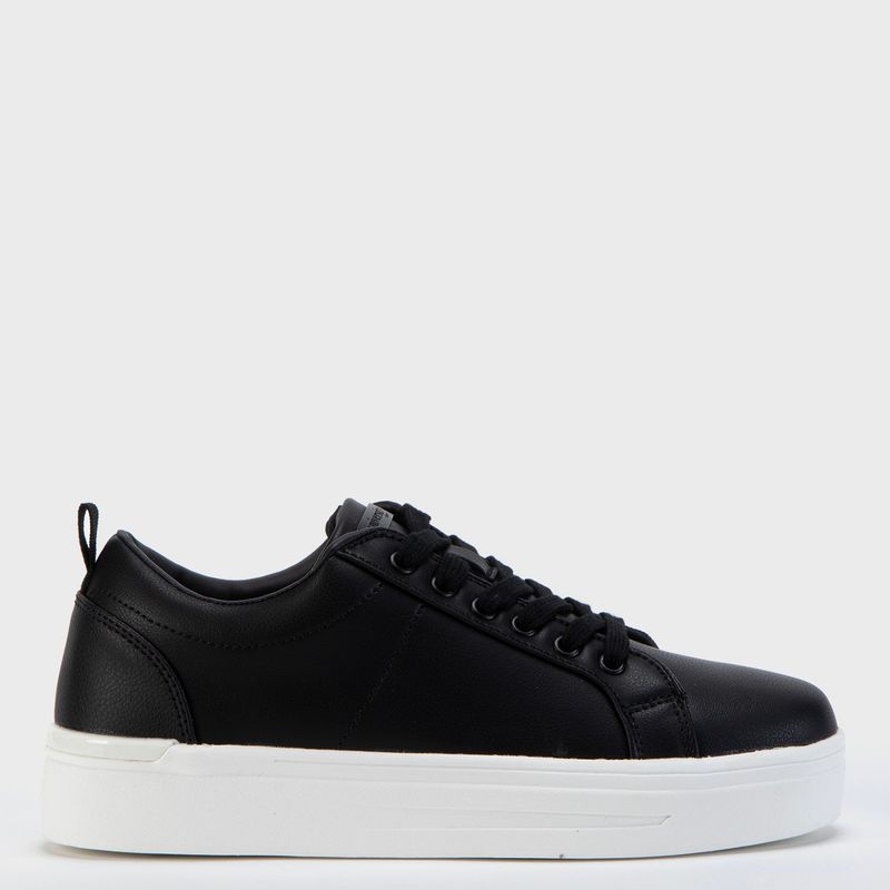 UNIVERSITY CLUB - Tenis University Club Mujer Moda Siba color Negro 
