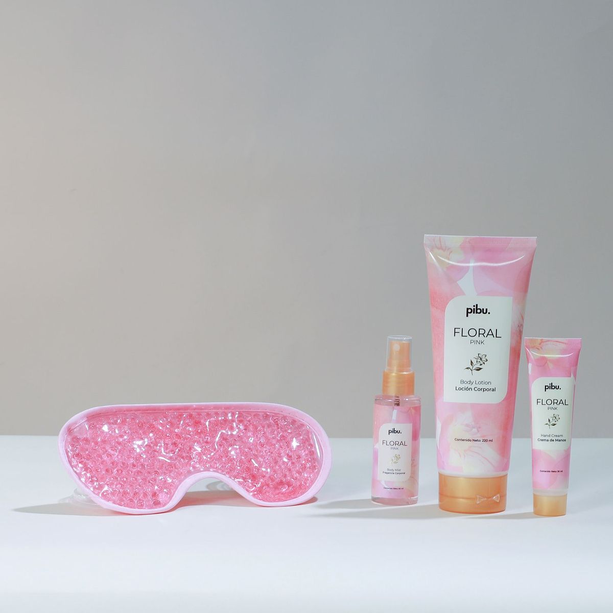 PIBU - Set Hidratante corporales Tratamiento Cue Setmaskflo Incluye 3 Productos