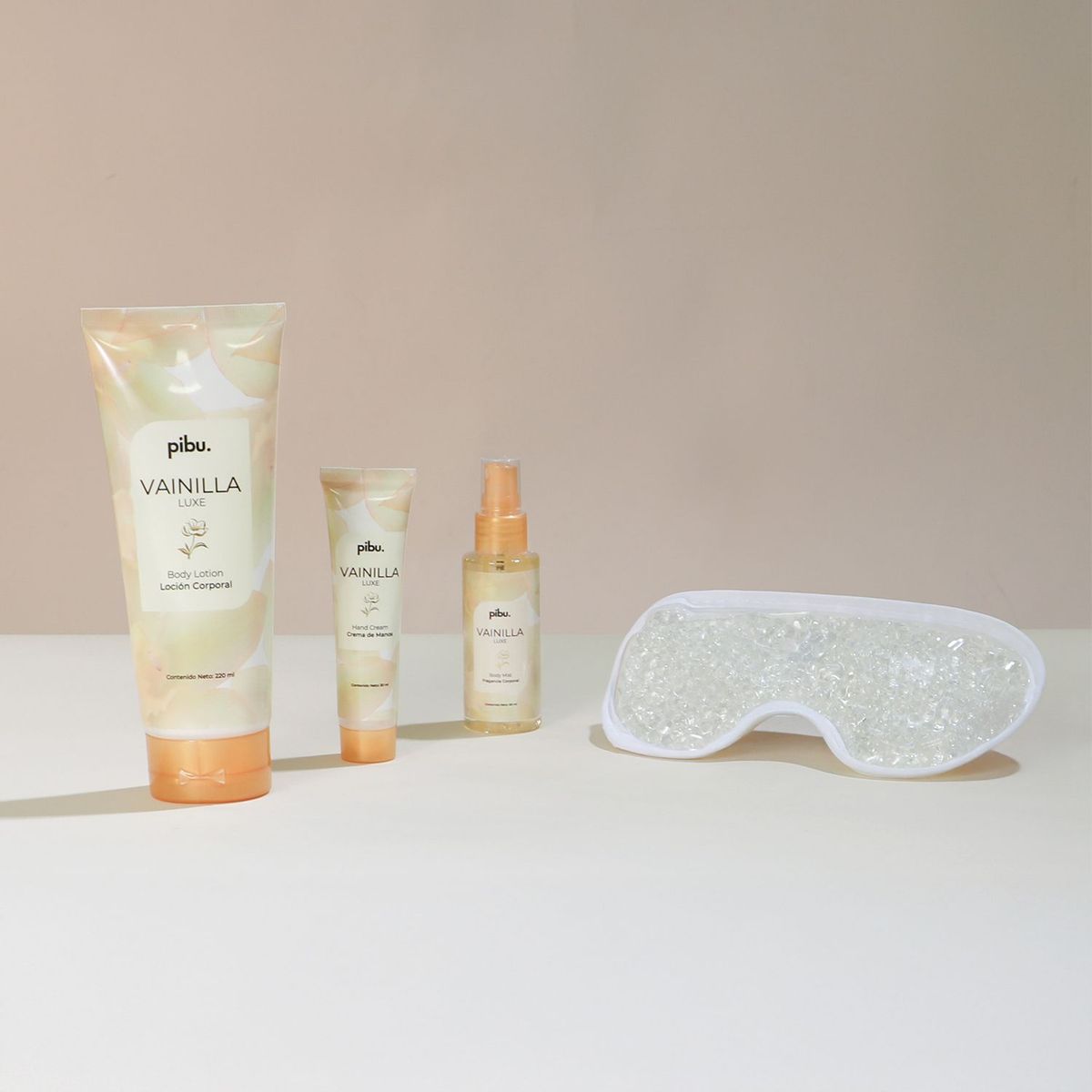 PIBU - Set Hidratante Corporal Tratamiento Cue Setmaskvai Incluye 3 Productos 