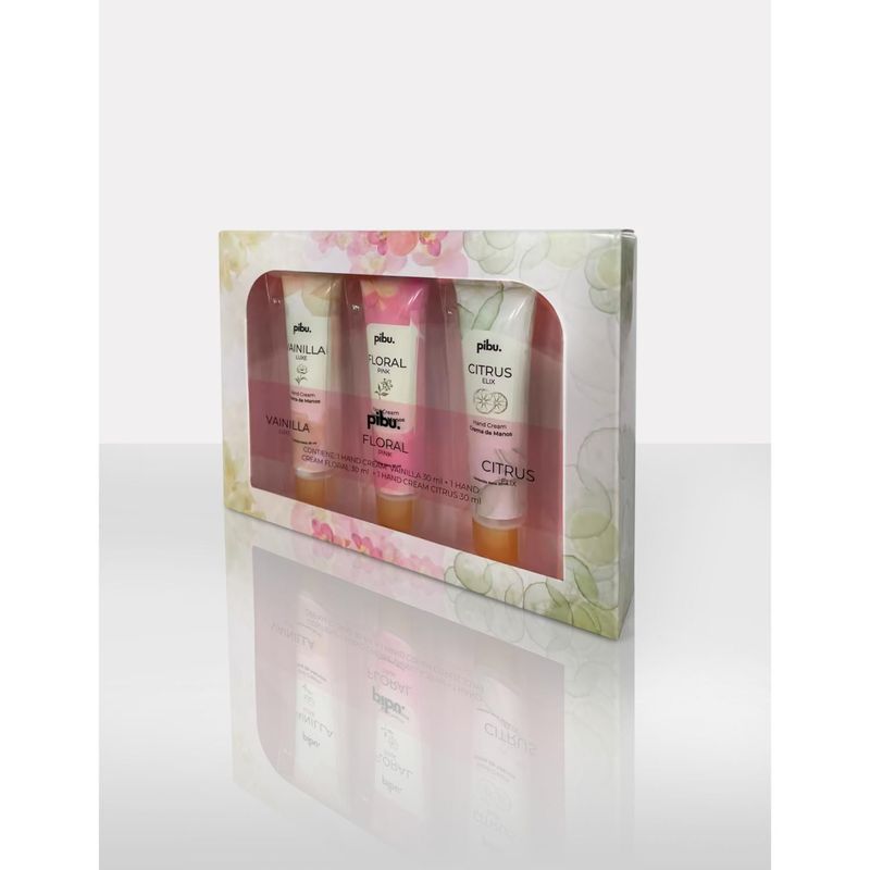 PIBU - Set Tratamientos para manos Cue Setcreamx3 Incluye 3 Productos