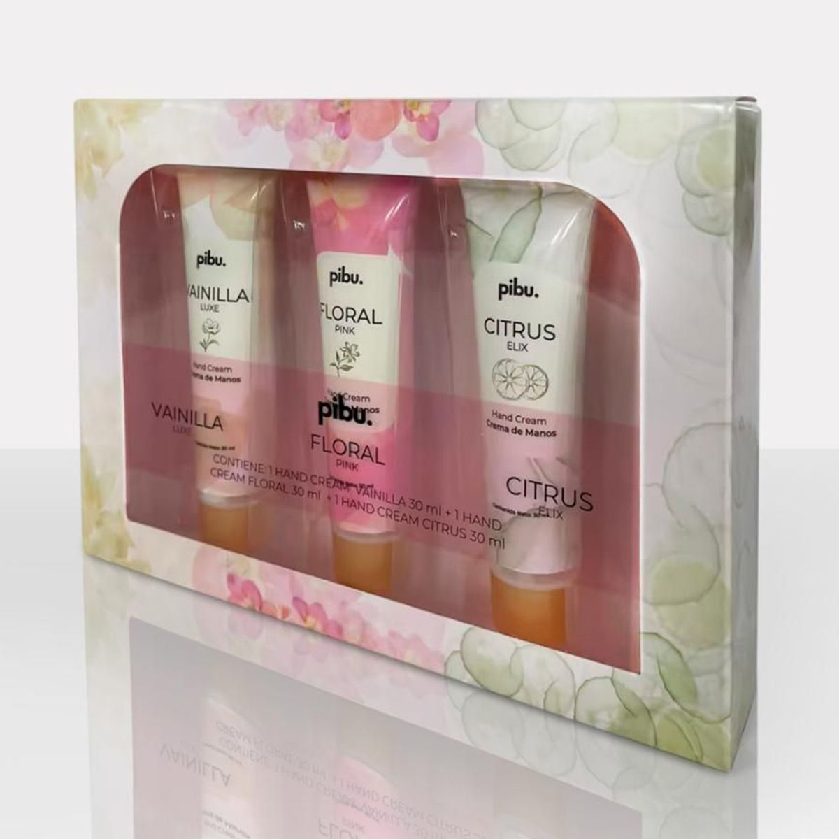 PIBU - Set Tratamientos para manos Cue Setcreamx3 Incluye 3 Productos