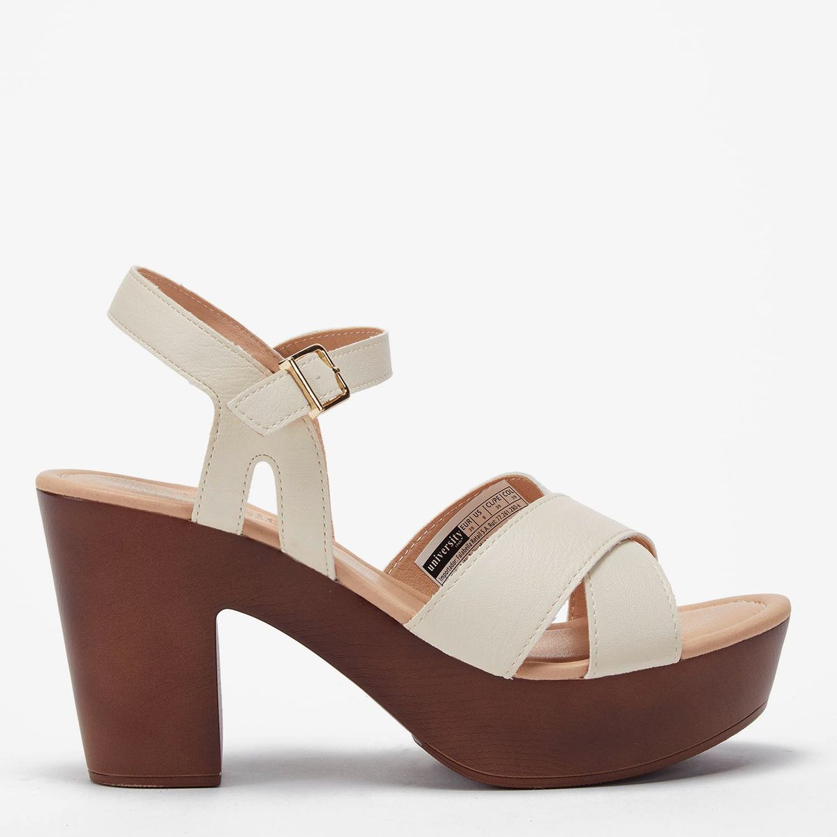 UNIVERSITY CLUB - Sandalias para Mujer con tacón Cuadrado Doris University Club