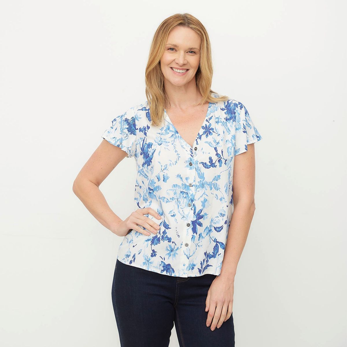 NEWPORT - Blusa Mujer Manga corta Newport