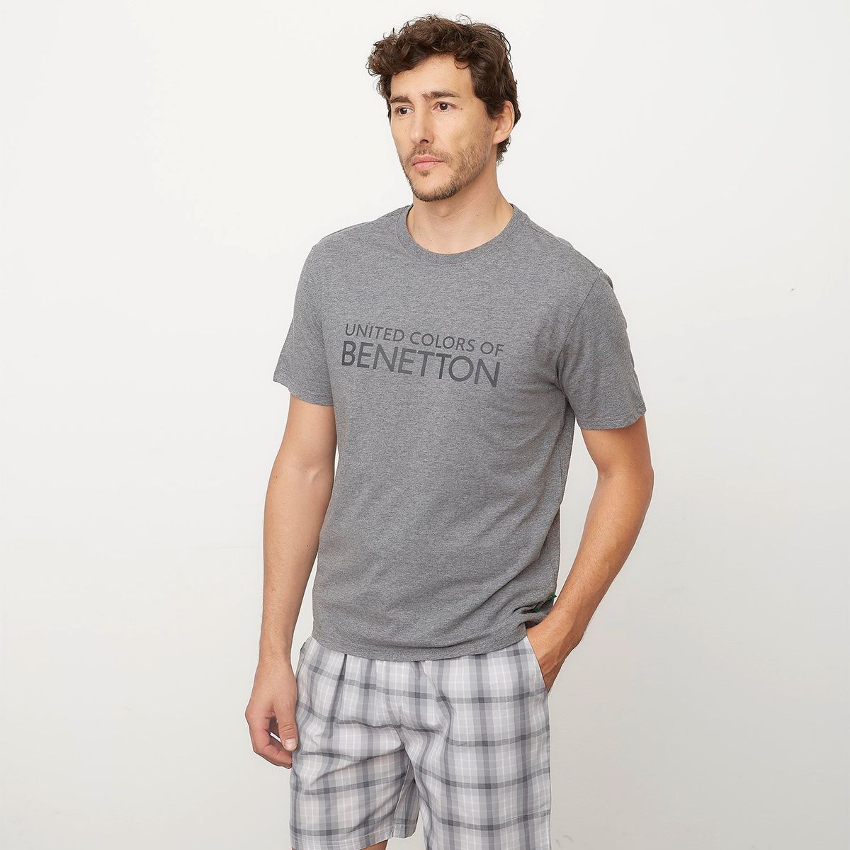 BENETTON - Pijama Hombre Corto Manga corta Benetton