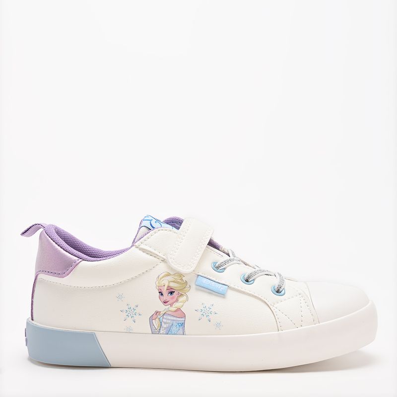 DISNEY - Tenis L Modac K Frozen Disney Niña Blancos