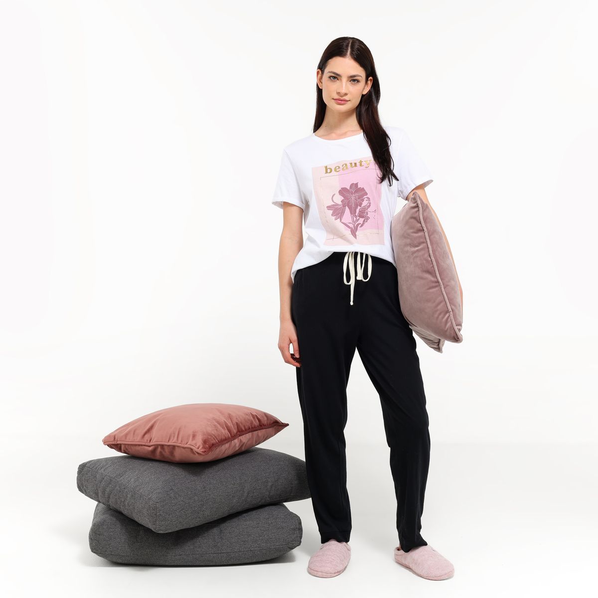 BENETTON - Pantuflas Mujer Benetton