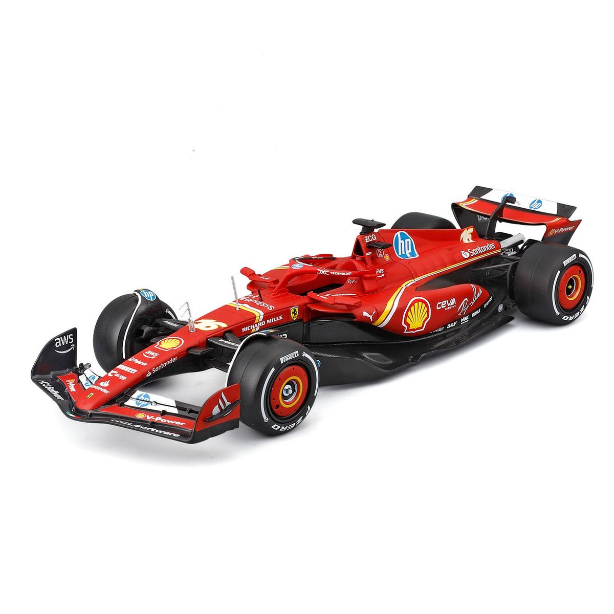 MAISTO - Carro F1 coleccionable escudería Ferrari SF-24 Formula 1 escala 1:24