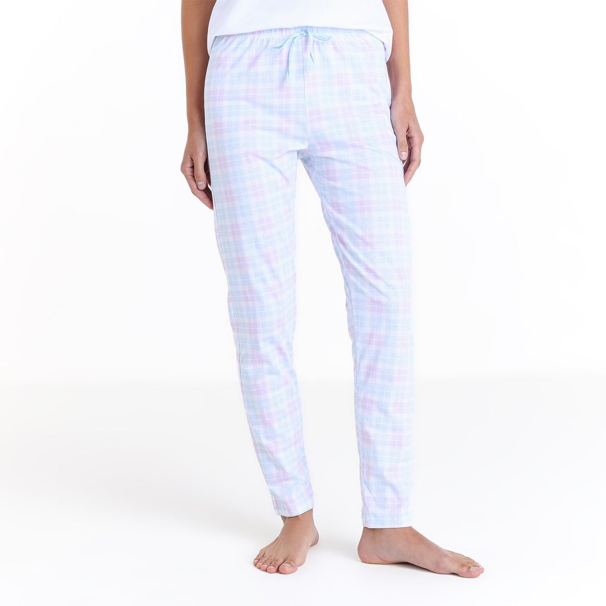 SYBILLA - Pantalón de pijama Mujer Largo de Algodón Sybilla