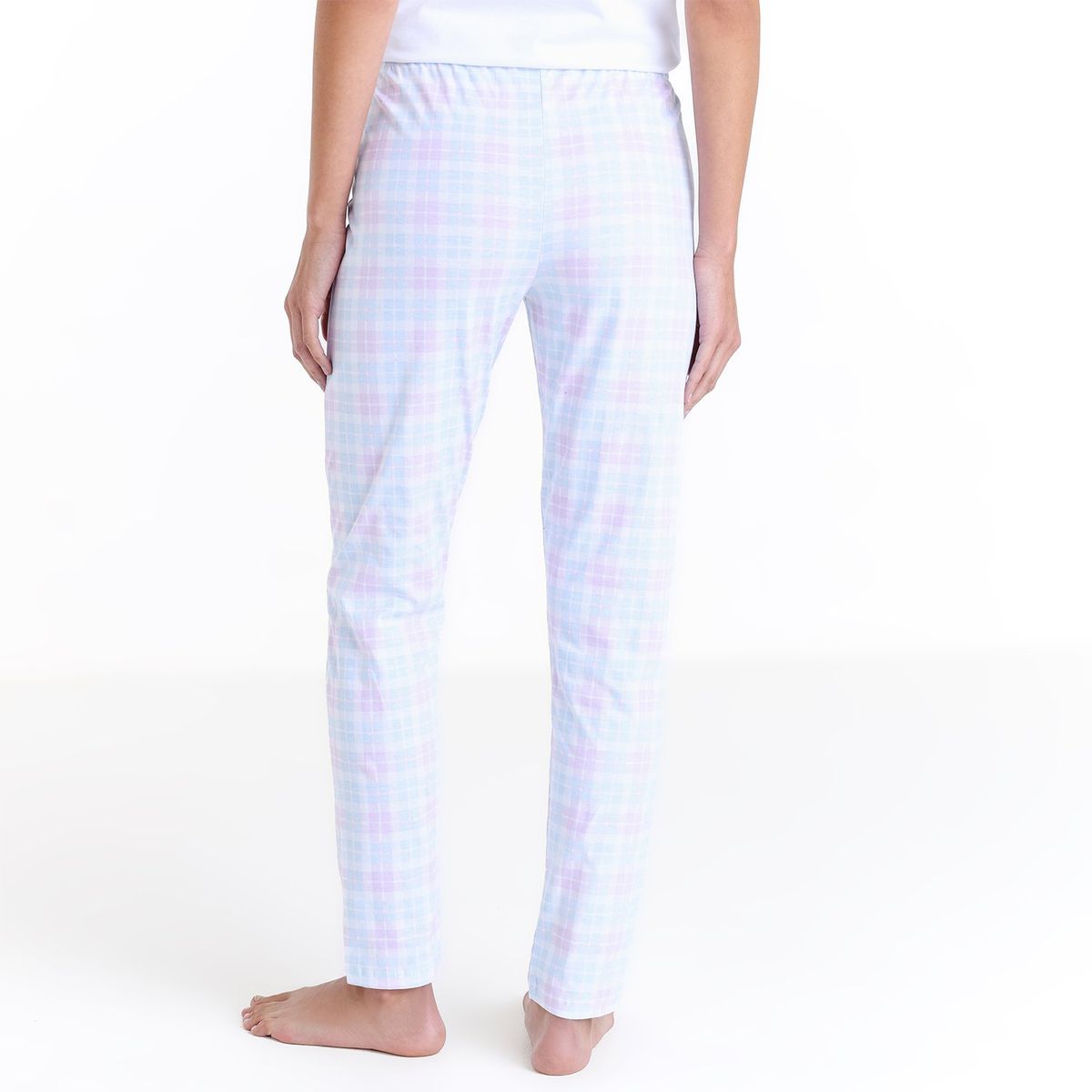 SYBILLA - Pantalón de pijama Mujer Largo de Algodón Sybilla