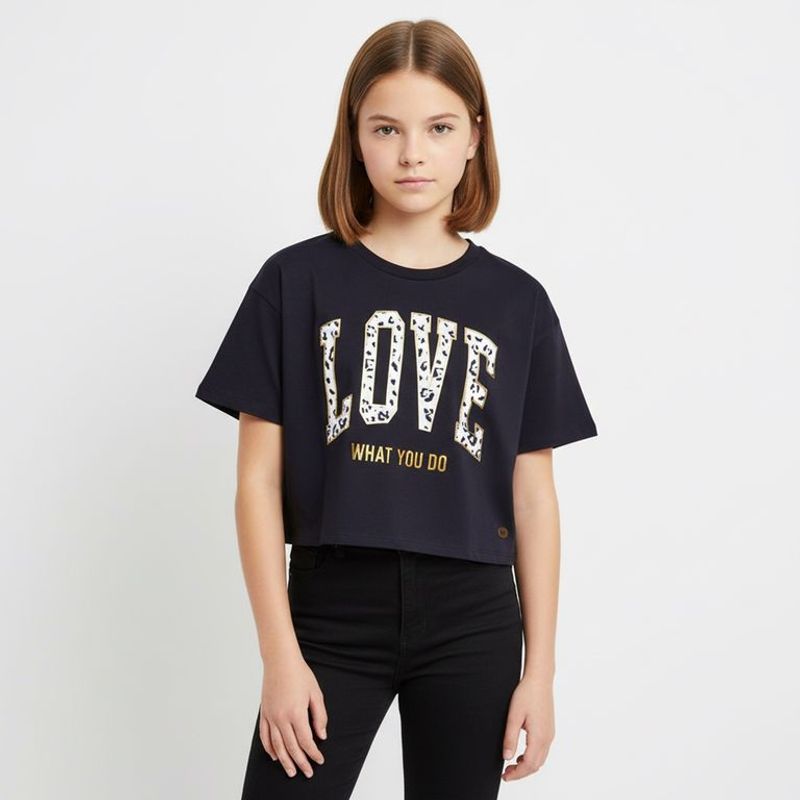 ELV - Camiseta Niña Manga corta Algodón ELV