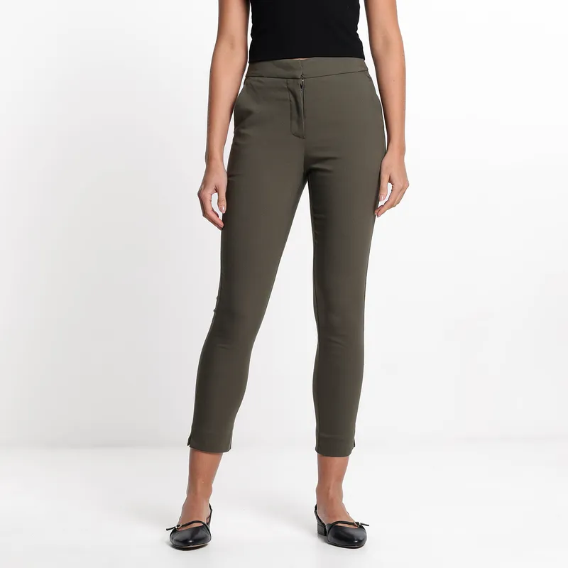 BASEMENT - Pantalón Skinny Mujer Tiro medio Basement