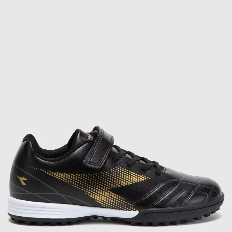 DIADORA - Guayos para cancha sintética Diadora Saturno TFK Niño Negros