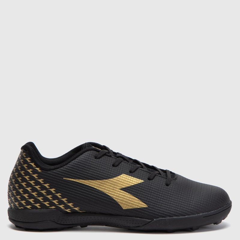 DIADORA - Guayos para cancha sintética Diadora Fenix TFJ Niño Negros