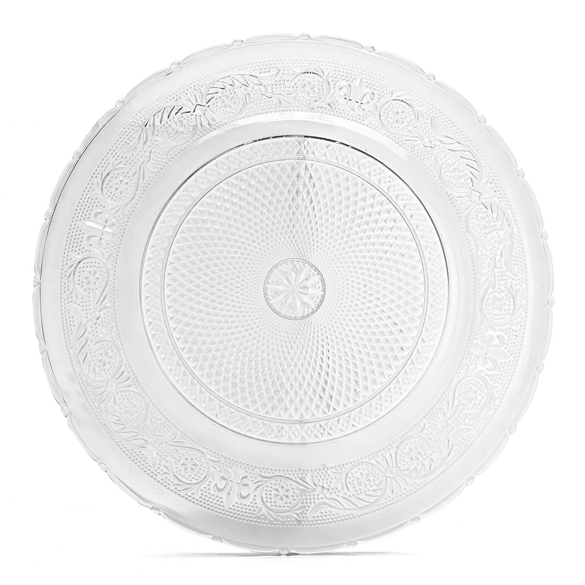 ROBERTA ALLEN - PLATO DE SITIO LABRADO GRIS 30CM