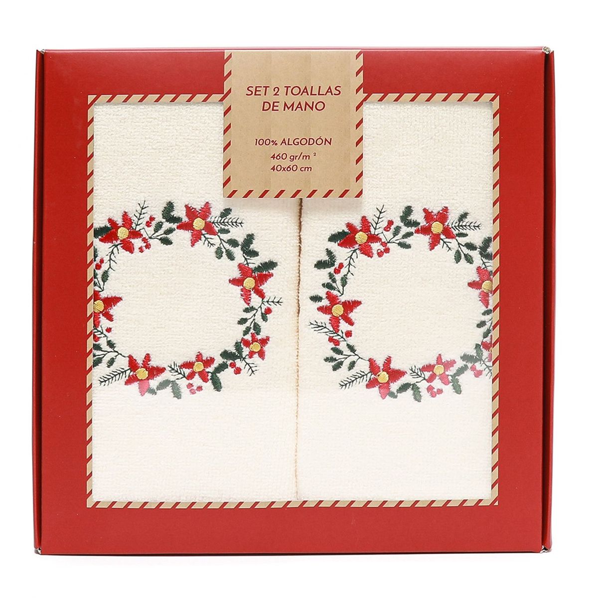 MICA - Set x2 Toalla Navideña 60 cm