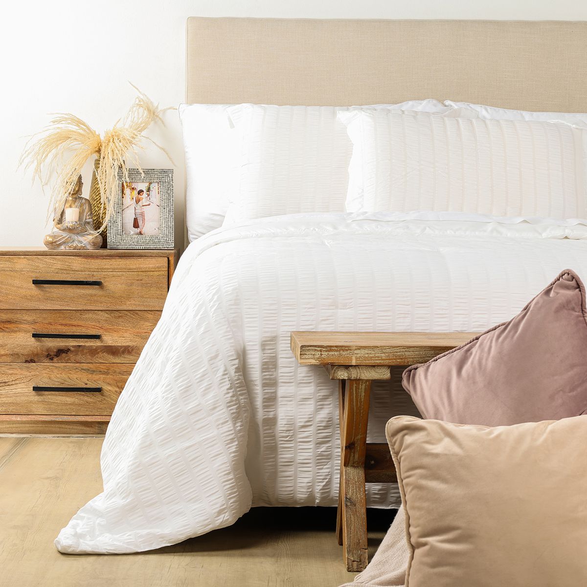 ROBERTA ALLEN - Edredón Textura Lau con relleno de Poliéster 105 GSM