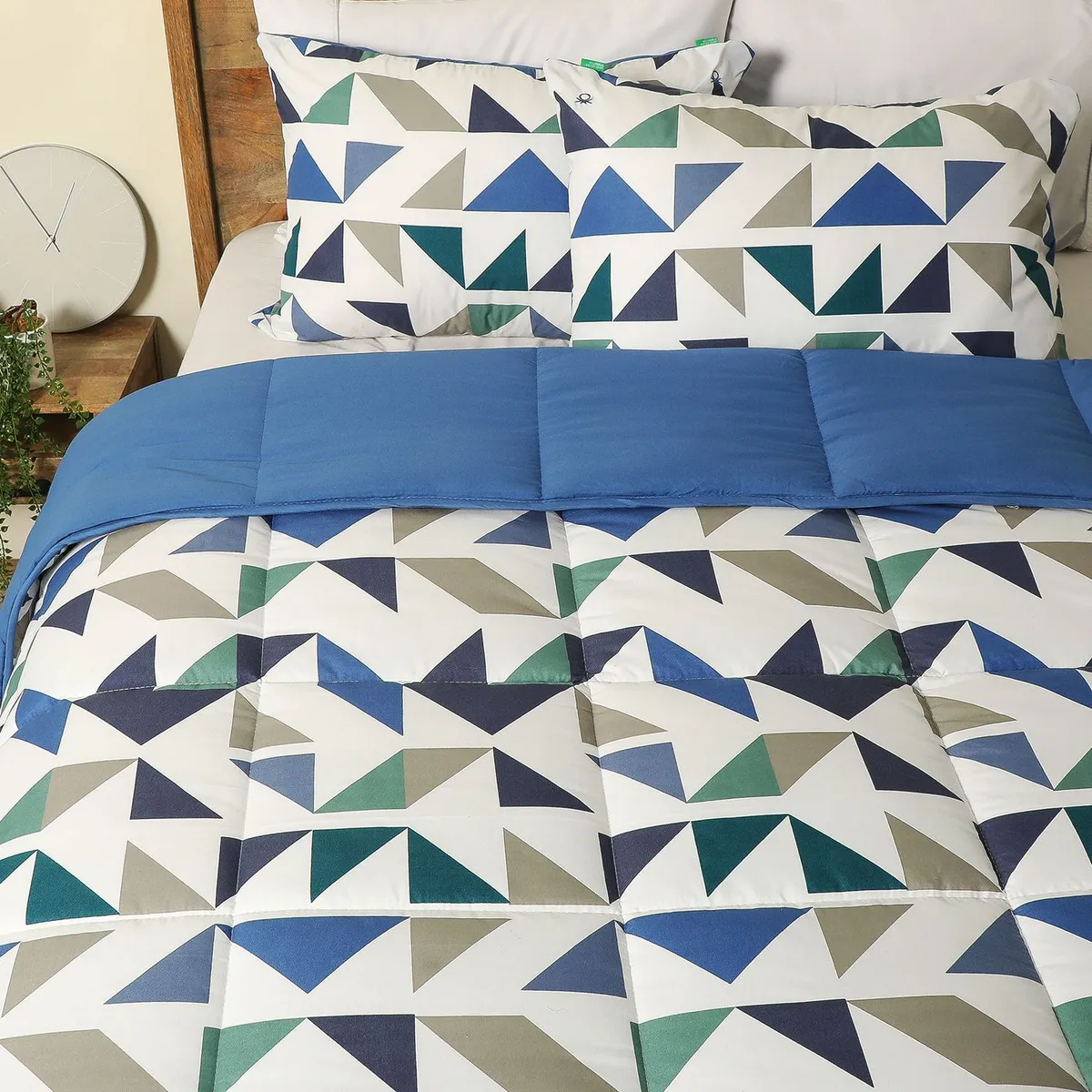 BENETTON - Edredon Benetton: Estampado Poliéster 95 GSM